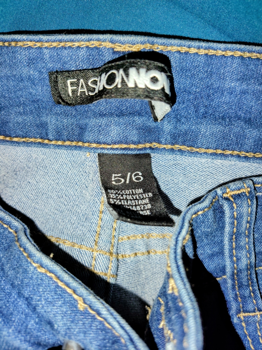 Fashion Nova Blue Stretch Jeggings